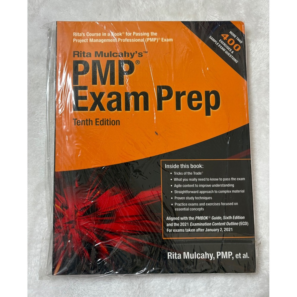 Rita Mulcahy PMP Exam Prep Tenth Edition Project Management Professional Book